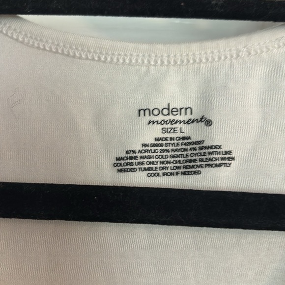 Women's Modern Movement Cream Sleepwear Set - Picture 2 of 4